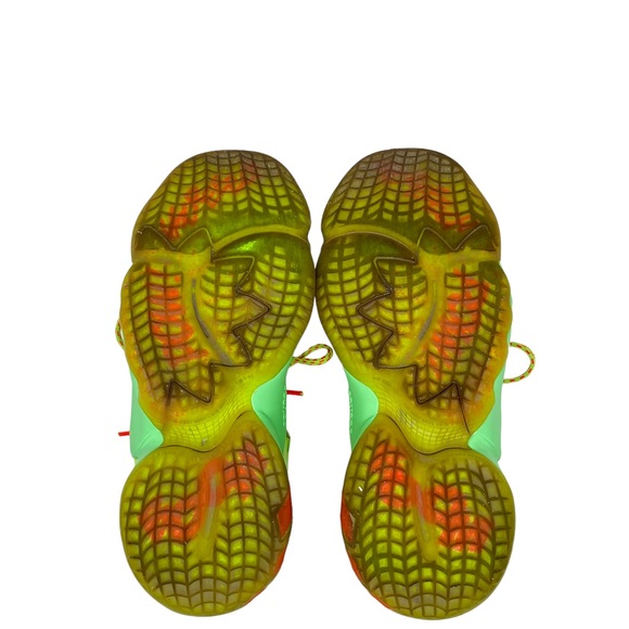 Adidas Marvel × D.O.N. Issue 2 Spidey Sense Neon Green Basketball Shoes Size 5 - Picture 7 of 12